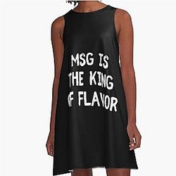 MSG Is the King of Flavor Uncle Roger A-Line Dress