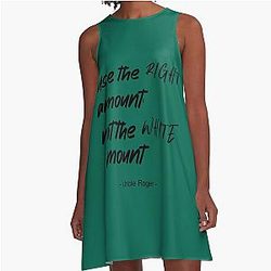 Use the right amount not white Uncle Roger Nigel Ng A-Line Dress