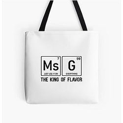 MSG Is the King of Flavor Uncle Roger Tote Bag