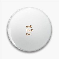 Uncle Roger Orange Pin