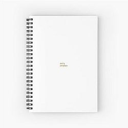 UNCLE ROGER Sorry Orange Spiral Notebook