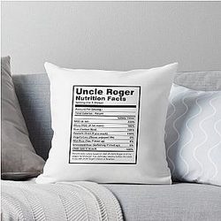 Nutrition Facts Uncle Roger Pillow