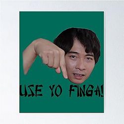 Uncle Roger Uses Finger Poster