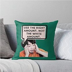 Use the right amount - Uncle Roger - Nigel Ng Throw Pillow