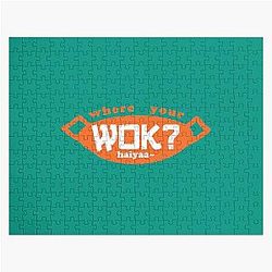 Uncle Roger Asks Where Your Wok Orange Jigsaw Puzzle
