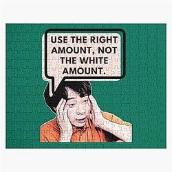 Use the right amount Nigel Ng Jigsaw Puzzle