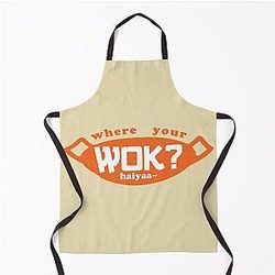 Uncle Roger asks you, Where's your wok? - Orange Apron