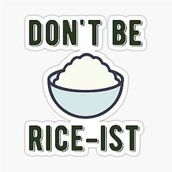 Don't Be Racist Uncle Roger Quote Design Sticker
