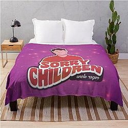 Naughty Uncle Roger, Sorry Children Throw Blanket