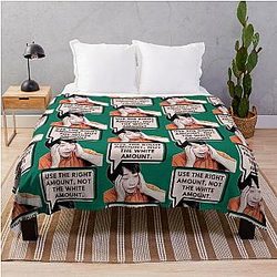 Use the right amount Throw Blanket - Uncle Roger - Nigel Ng