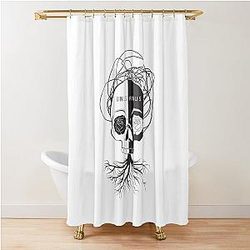 Unus Annus Skull Shower Curtain