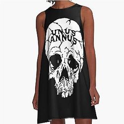 Unus Annus Skull A-Line Dress