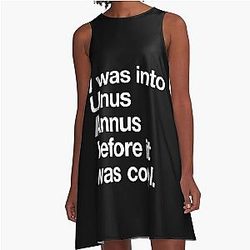 I was in Unus Annus before it was cool A Line Dress
