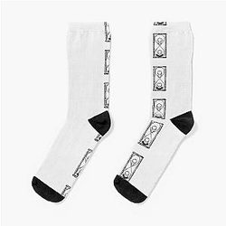 Pixel Art Unus Annus Hourglass Socks