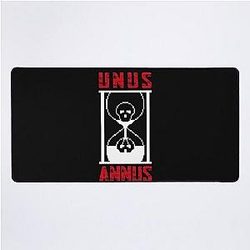 Skull Hourglass Pixel Desk Mat