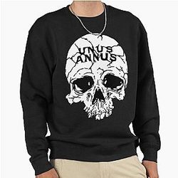 Unus Annus Skull White Pullover Sweater
