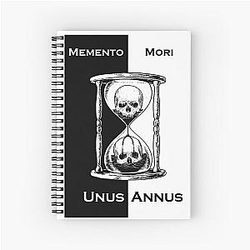 Memento Mori Spiral Notebook