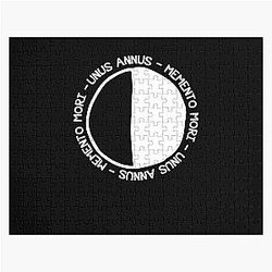Unus Annus Black White Ball Retro Jigsaw Puzzle