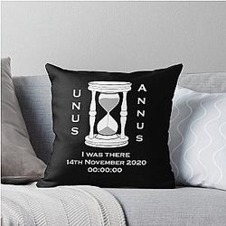 I Was There Unus Annus Throw Pillow