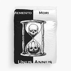 Memento Mori Unus Duvet Cover