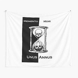 Memento Mori Unus Annus Tapestry