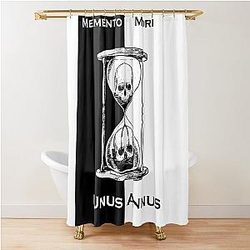 Memento Mori Unus Annus Shower Curtain