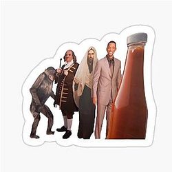 The Evolution of Man Unus Annus Sticker