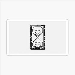 Pixel Art Unus Annus Hourglass Sticker
