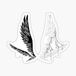 Unus Annus Death Wing Sticker