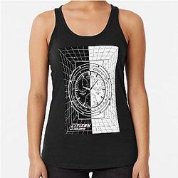 Unus Annus - Black and White Racerback Tank Top