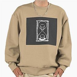 Pixel Art Annus Hourglass Premium Oversized Sweatshirt