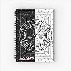 Unus Annus Black and White Spiral Notebook