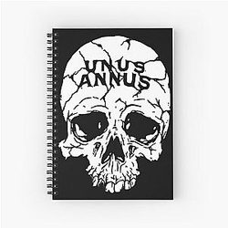 Unus Annus White Spiral Notebook