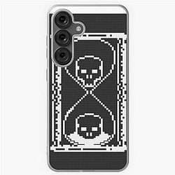 Pixel Art Unus Annus Hourglass Black Samsung Galaxy Soft Case