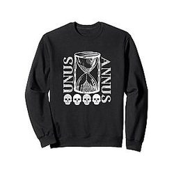 Unus Annus Tee Features Hourglass and Skulls Sweatshirt