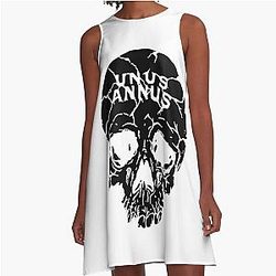 Unus Annus Black A-Line Dress