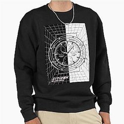 Unus Annus - Black White Pullover Sweatshirt