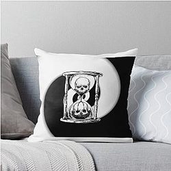 Unus Annus Split Hourglass Throw Pillow