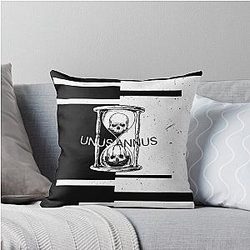 Camp Anus Clock Throw Pillow