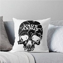 Unus Annus Skull Throw Pillow