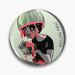 Unus Annus Cryptids Melon Man Pin