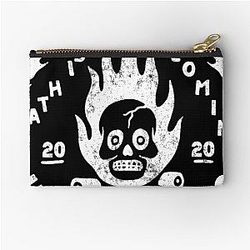 Camp Unus Annus Fire Skull Design Pouch