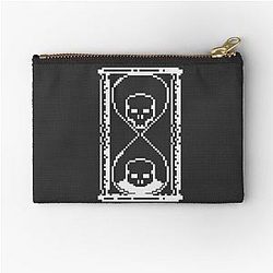 Pixel Art Hourglass Zipper Pouch