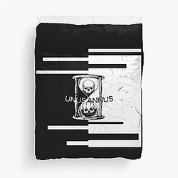 Camp Unus Annus Clock Duvet Cover