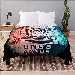 Camp Unus Annus Throw Blanket