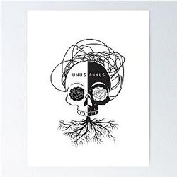 Unus Annus Skull Poster