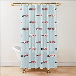 Upchurch thousand angels in the crowd Premium Shower Curtain