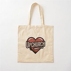 Upchurch Country Sticker Cotton Tote Bag