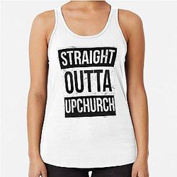 Straight Outta Upchurch Racerback Tank Top