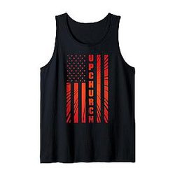 Proud Upchurch Family American Flag Tank Top